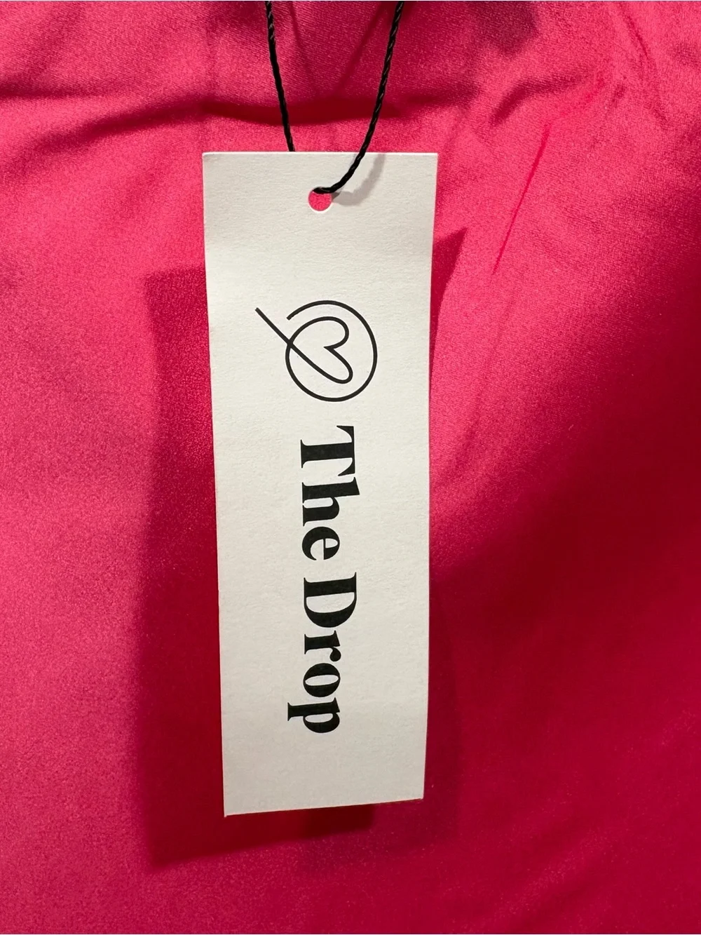 The Drop Women’s Maya Pink Silky Slip Midi Skirt - Size Medium